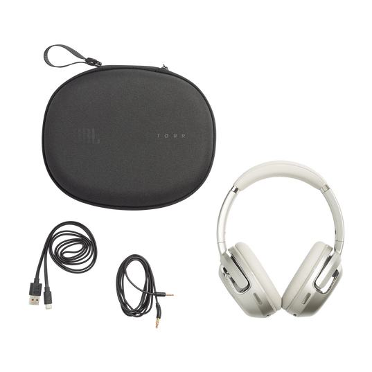 JBL Tour One M2 - Champagne - Wireless over-ear Noise Cancelling headphones - Detailshot 6